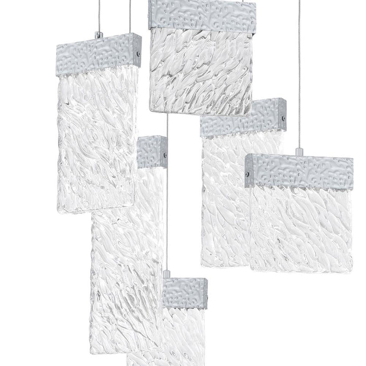 Carolina LED Chandelier With Pewter Finish