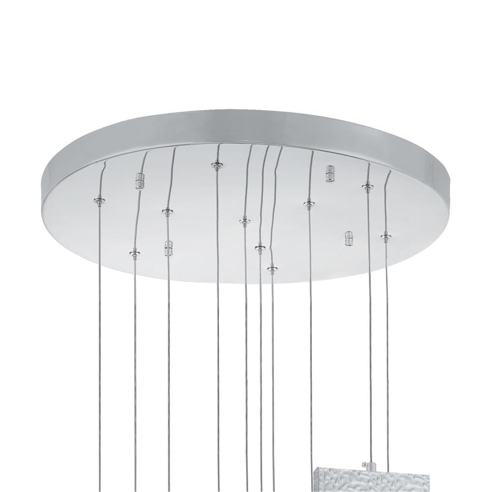 Carolina LED Chandelier With Pewter Finish