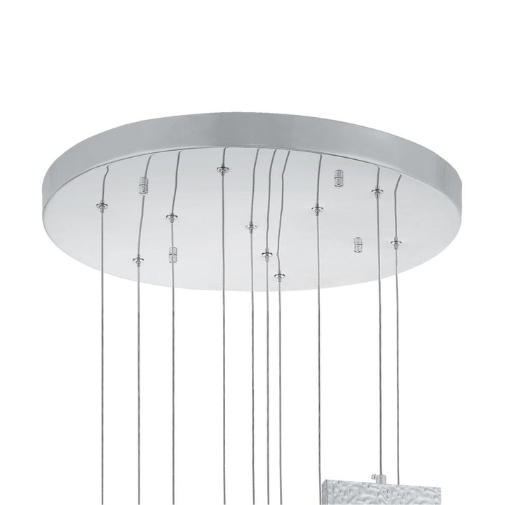 Carolina LED Chandelier With Pewter Finish
