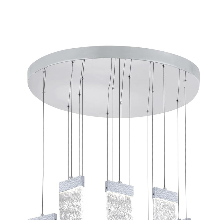 Carolina LED Chandelier With Pewter Finish