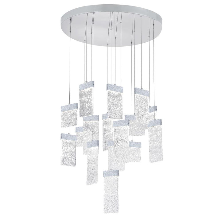 Carolina LED Chandelier With Pewter Finish