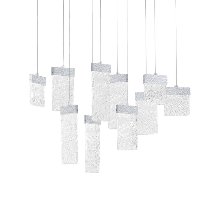 Carolina LED Chandelier With Pewter Finish