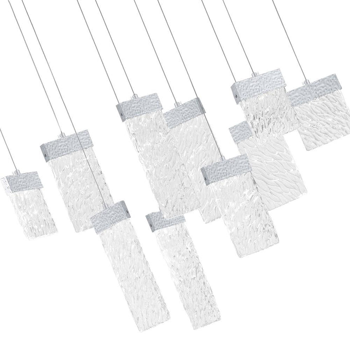 Carolina LED Chandelier With Pewter Finish
