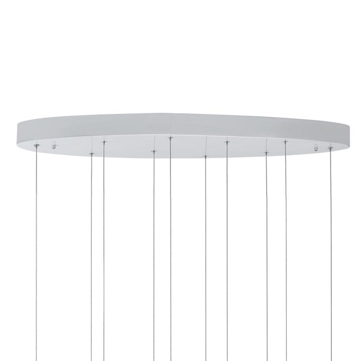 Carolina LED Chandelier With Pewter Finish