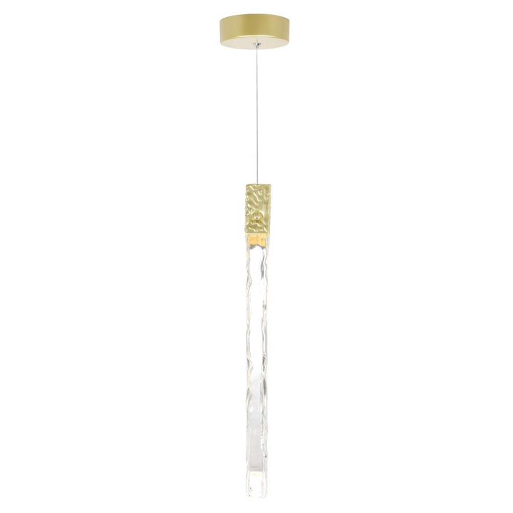 Carolina LED Pendant With Gold Leaf Finish