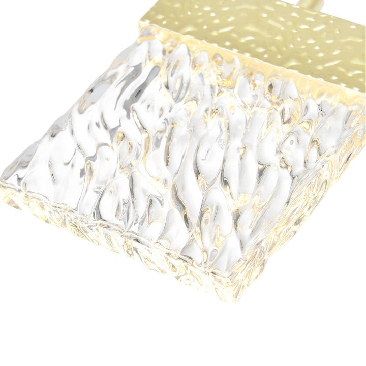 Carolina LED Pendant With Gold Leaf Finish