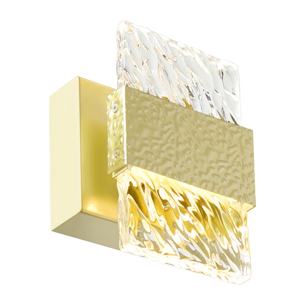 Carolina LED Wall Sconce With Gold Leaf Finish