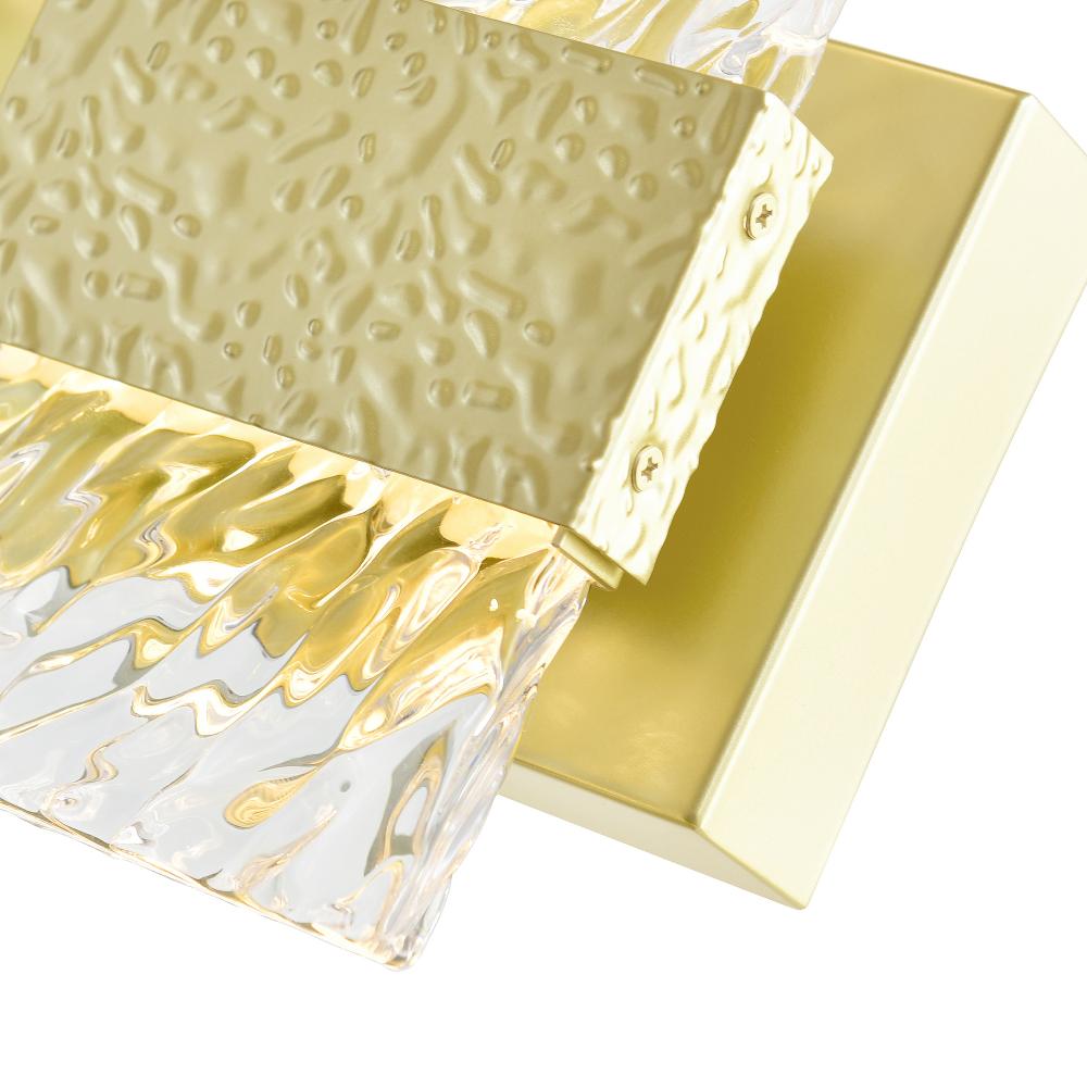 Carolina LED Wall Sconce With Gold Leaf Finish