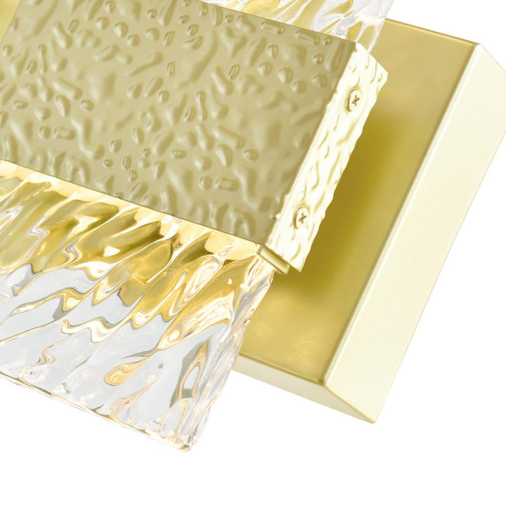 Carolina LED Wall Sconce With Gold Leaf Finish