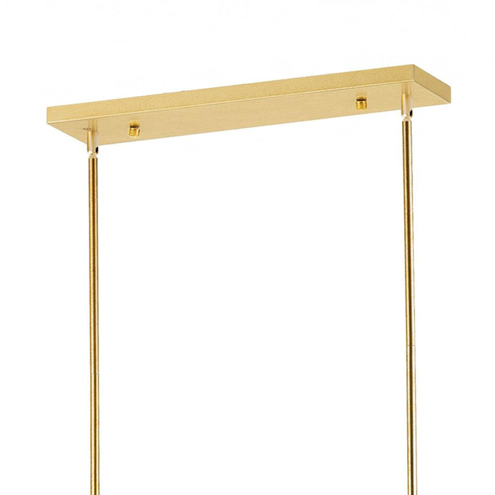 Anita 10 Light Chandelier With Gold Leaf Finish
