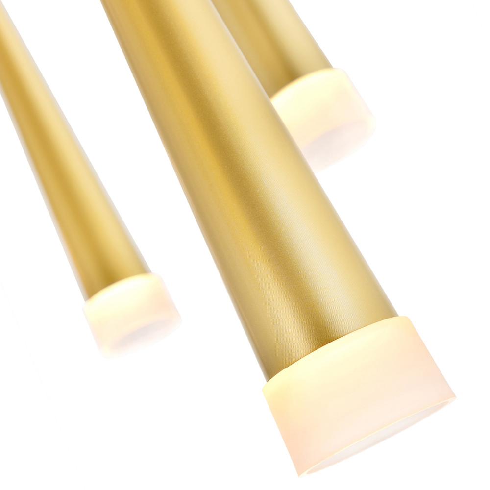 Andes LED Pool Table Light With Satin Gold Finish