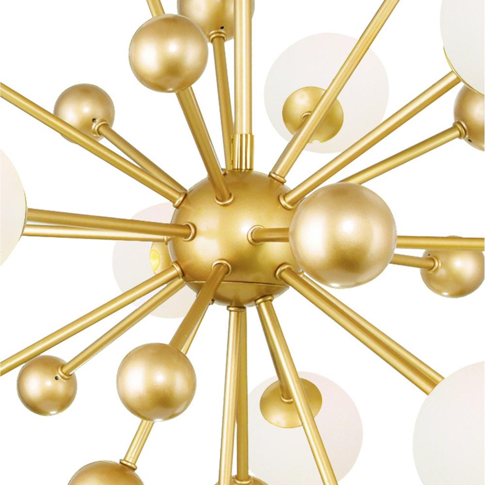 Element 11 Light Chandelier With Sun Gold Finish