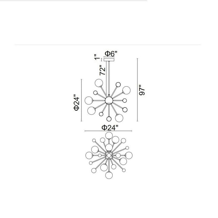 Element 11 Light Chandelier With Sun Gold Finish