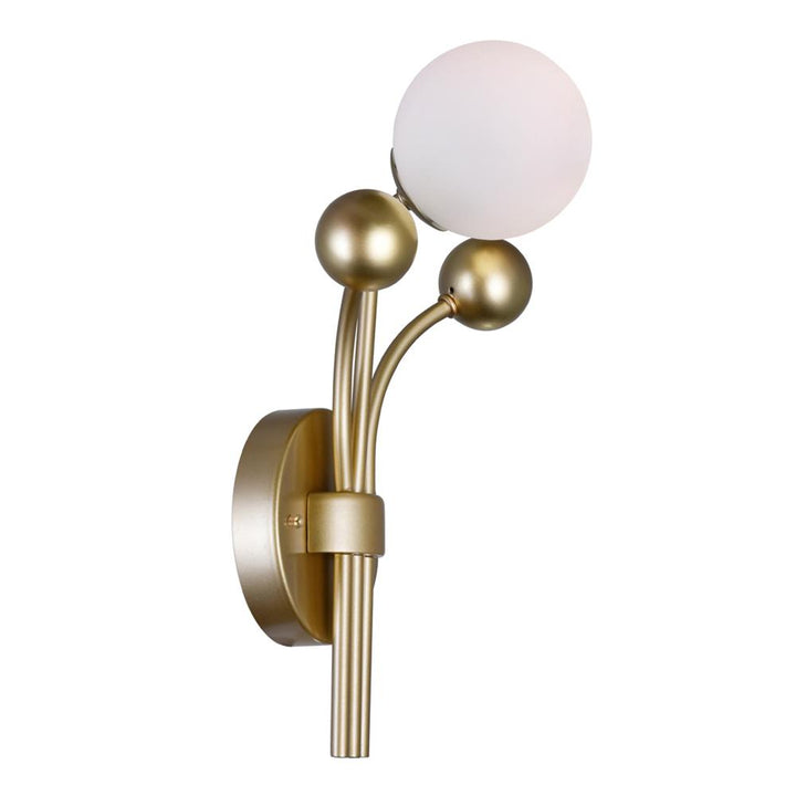 Element 1 Light Wall Light With Sun Gold Finish