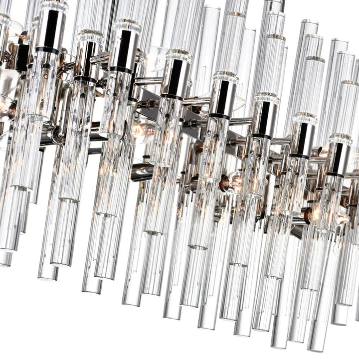 Miroir 16 Light Pool Table Light With Polished Nickel Finish