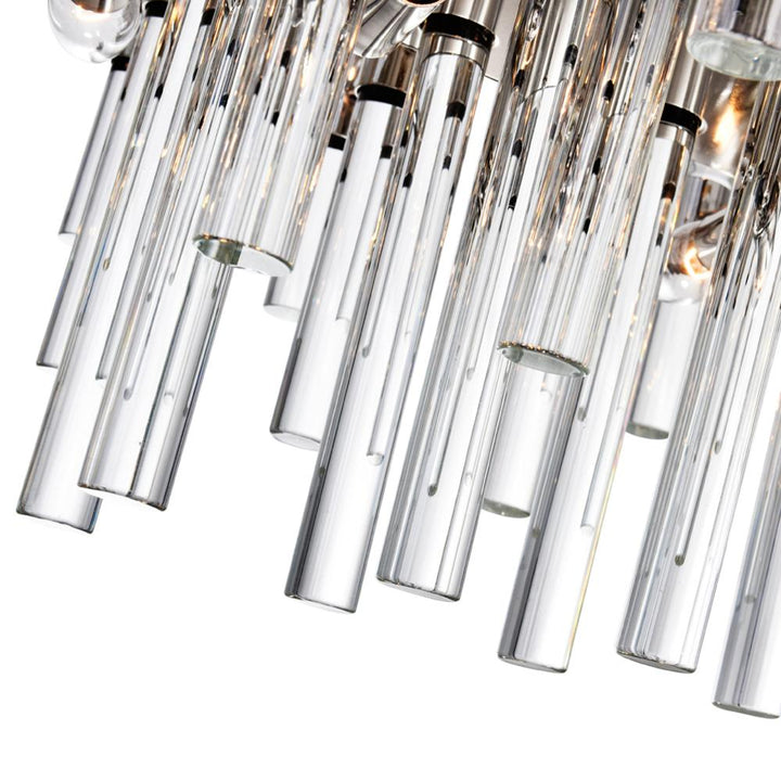 Miroir 16 Light Pool Table Light With Polished Nickel Finish