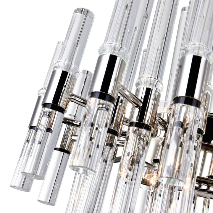 Miroir 16 Light Pool Table Light With Polished Nickel Finish
