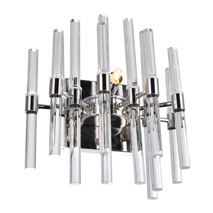 Miroir 2 Light Wall Light With Polished Nickel Finish