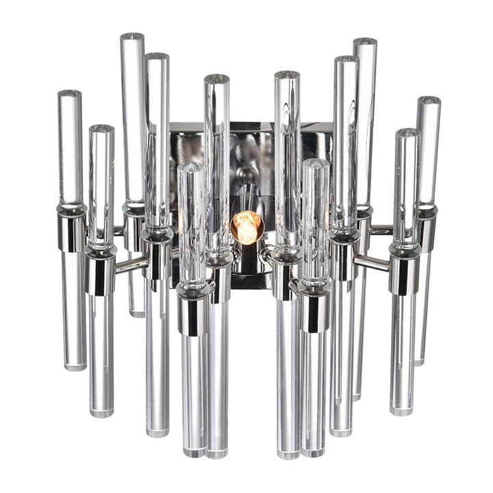 Miroir 2 Light Wall Light With Polished Nickel Finish