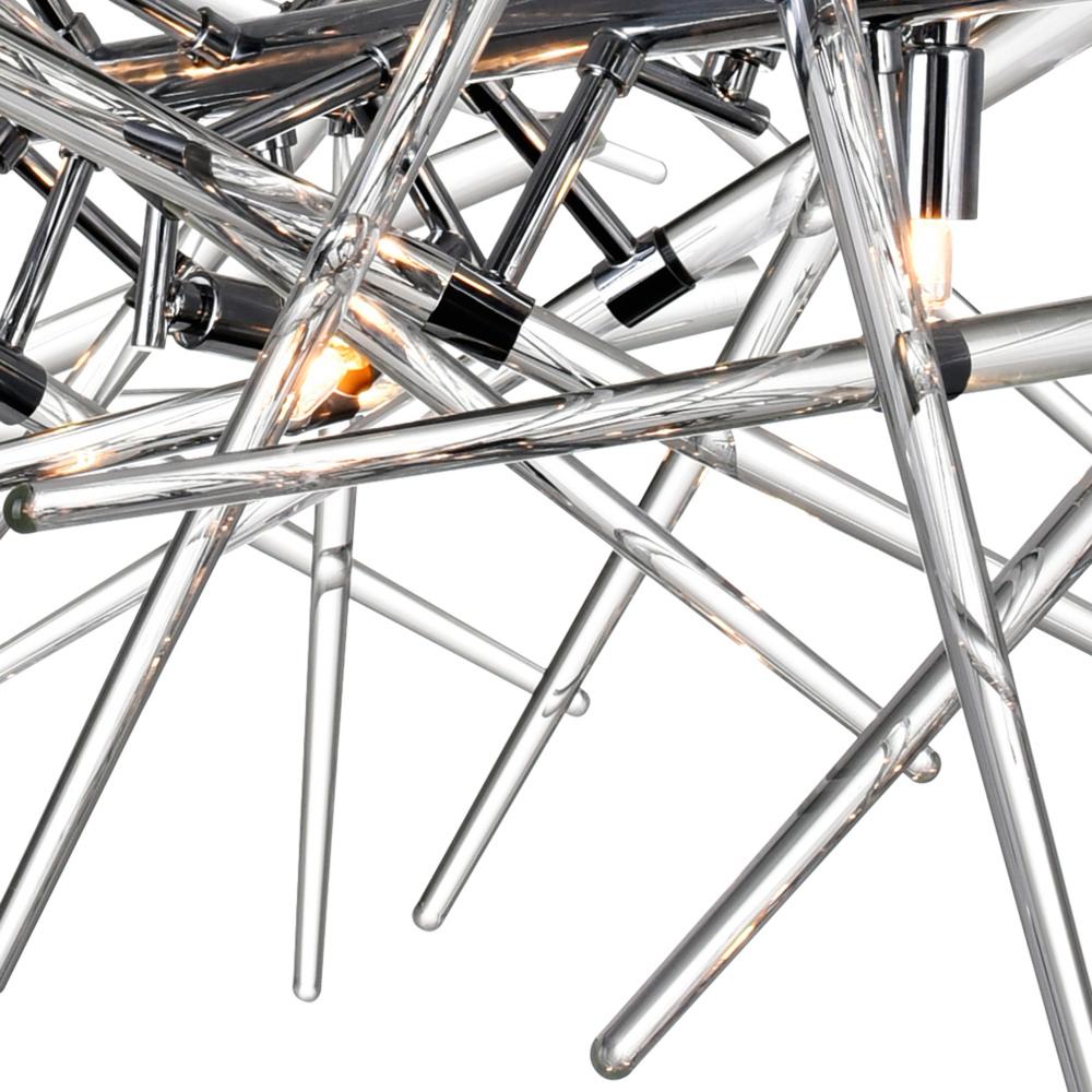 Icicle 9 Light Chandelier With Chrome Finish