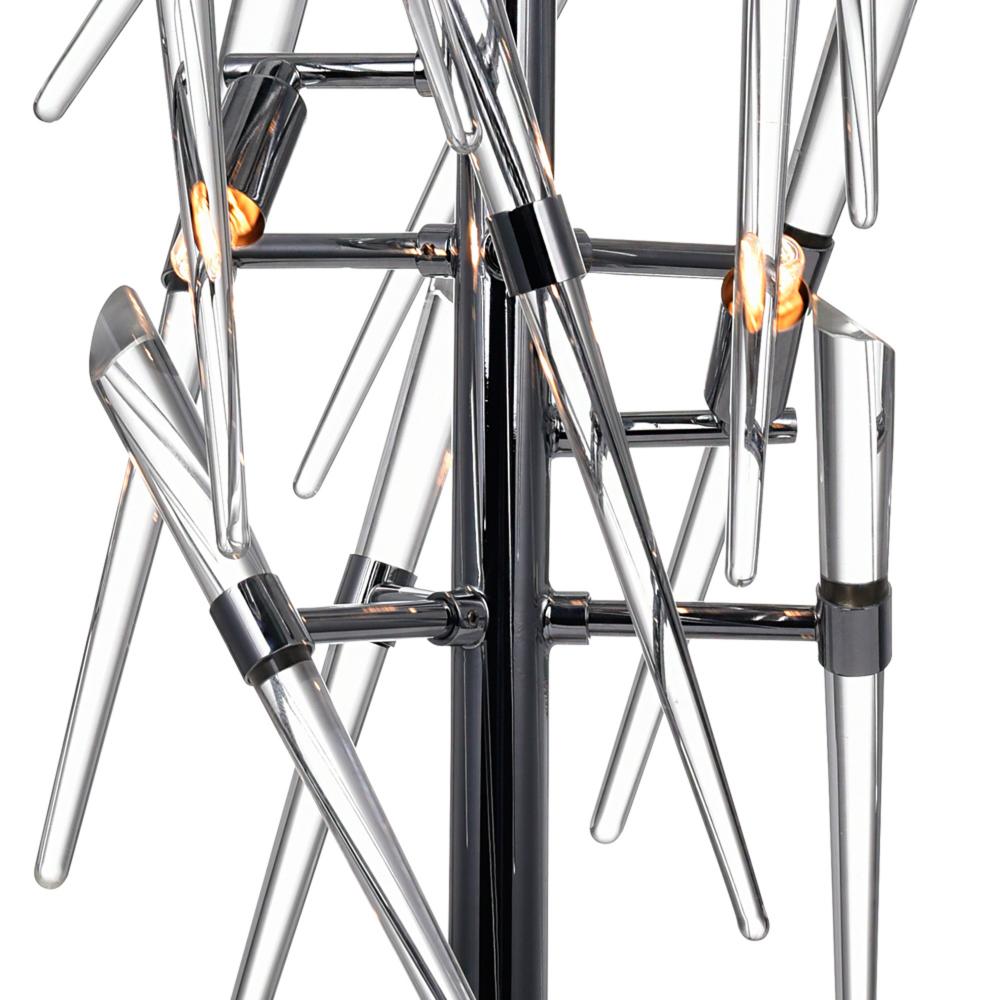 Icicle 3 Light Table Lamp With Chrome Finish