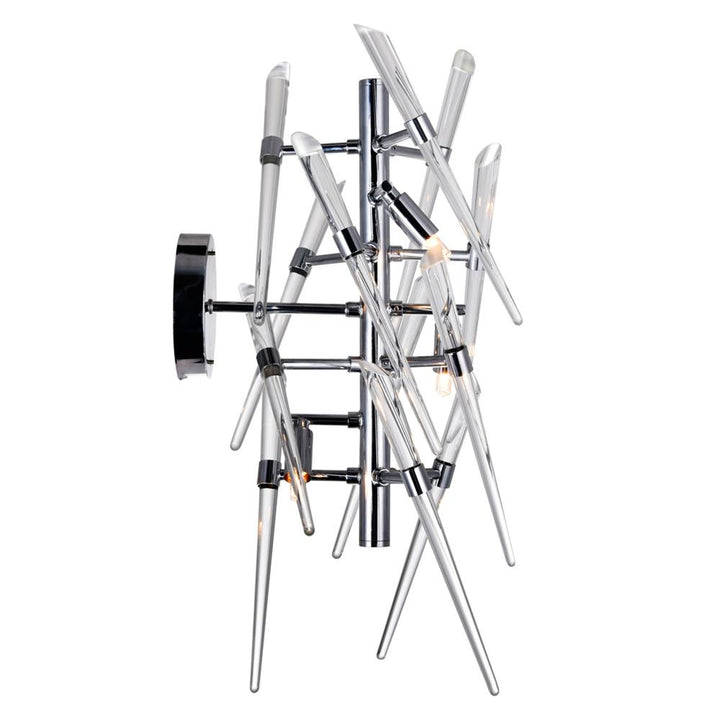 Icicle 3 Light Wall Light With Chrome Finish