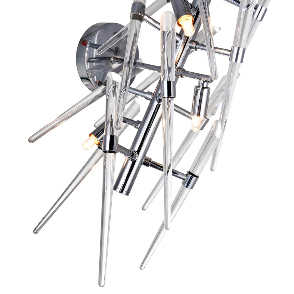 Icicle 3 Light Wall Light With Chrome Finish