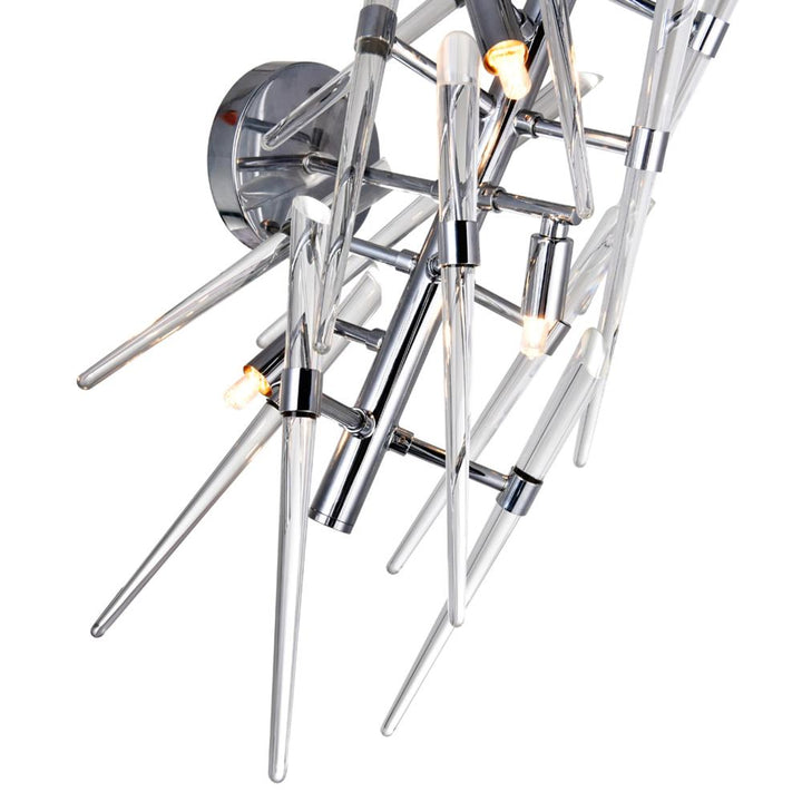 Icicle 3 Light Wall Light With Chrome Finish