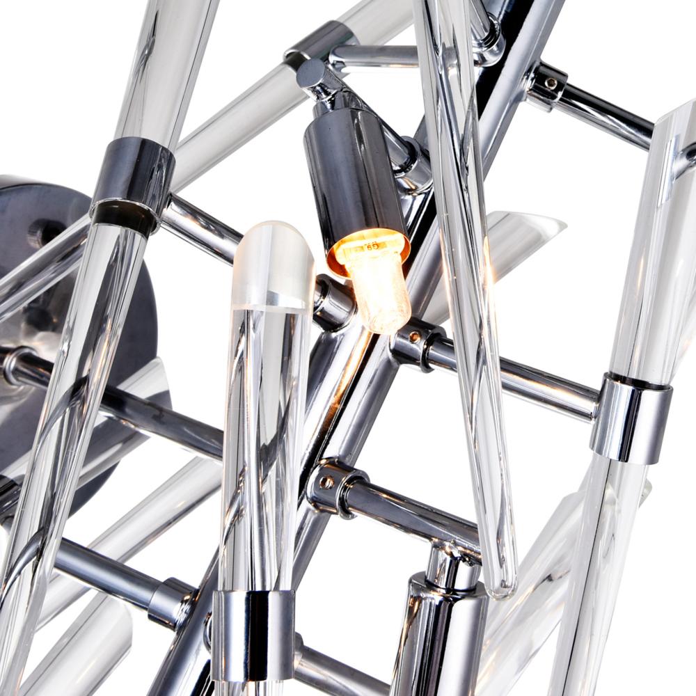 Icicle 3 Light Wall Light With Chrome Finish