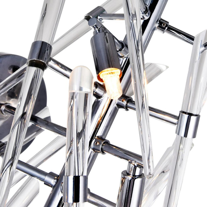 Icicle 3 Light Wall Light With Chrome Finish
