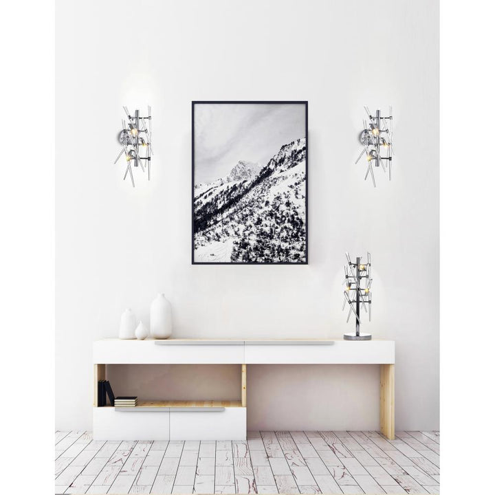 Icicle 3 Light Wall Light With Chrome Finish