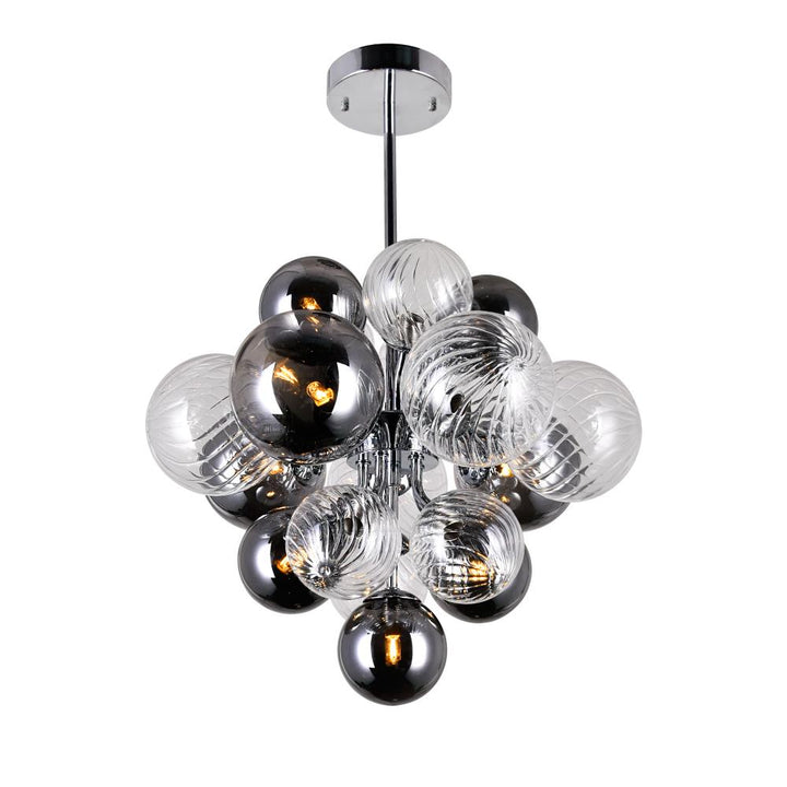 Pallocino 8 Light Chandelier With Chrome Finish