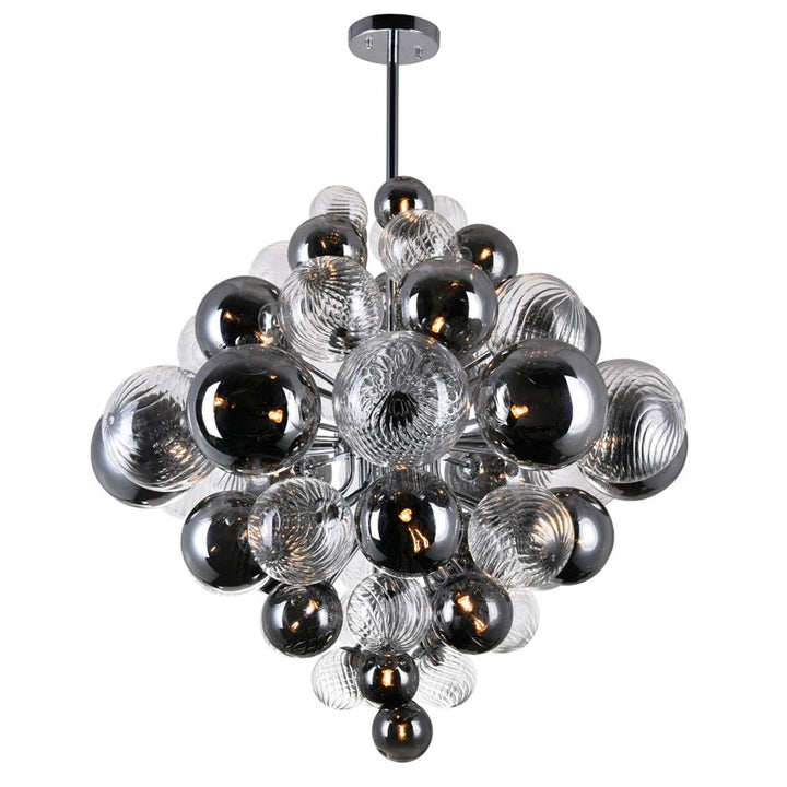 Pallocino 27 Light Chandelier With Chrome Finish