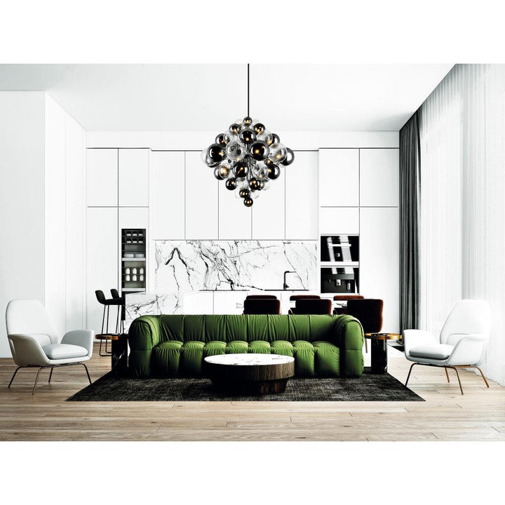 Pallocino 27 Light Chandelier With Chrome Finish