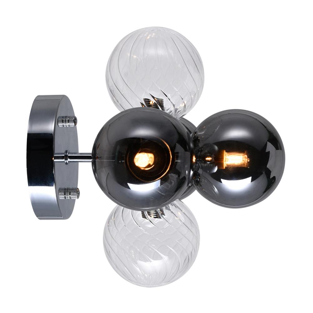Pallocino 3 Light Sconce With Chrome Finish
