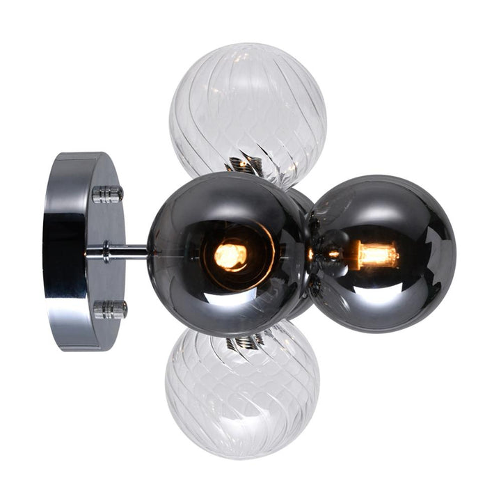 Pallocino 3 Light Sconce With Chrome Finish