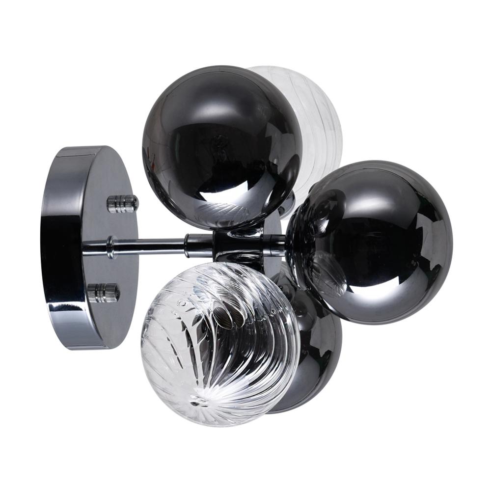 Pallocino 3 Light Sconce With Chrome Finish