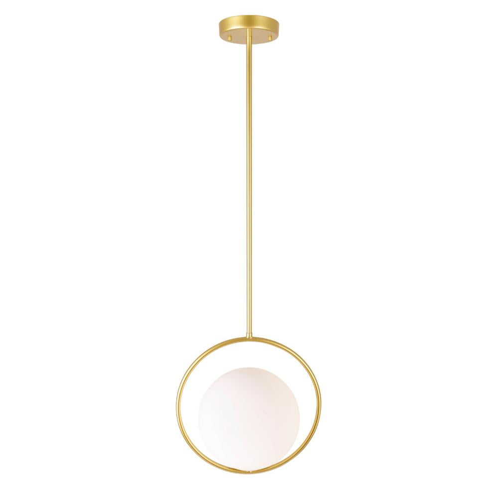 Celeste 1 Light Mini Pendant With Medallion Gold Finish
