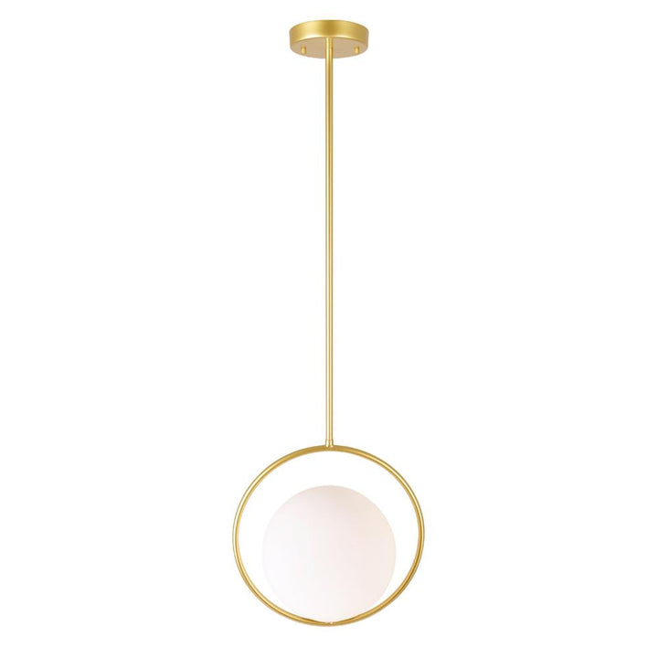 Celeste 1 Light Mini Pendant With Medallion Gold Finish
