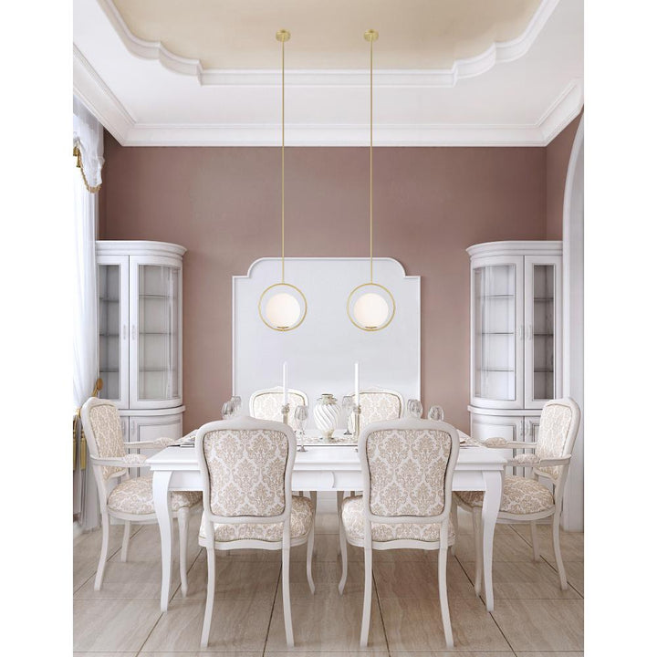 Celeste 1 Light Mini Pendant With Medallion Gold Finish