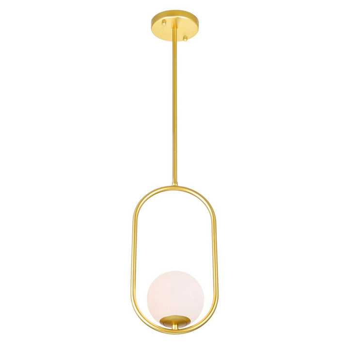 Celeste 1 Light Mini Pendant With Medallion Gold Finish