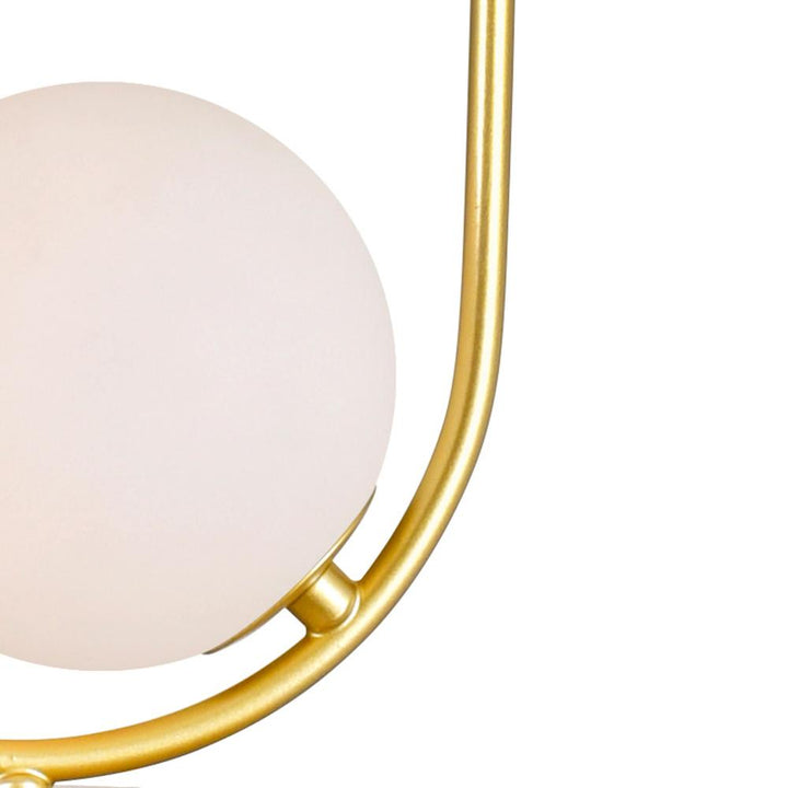 Celeste 2 Light Lamp With Medallion Gold Finish