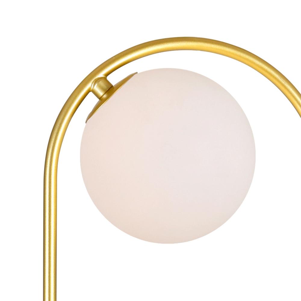 Celeste 2 Light Lamp With Medallion Gold Finish
