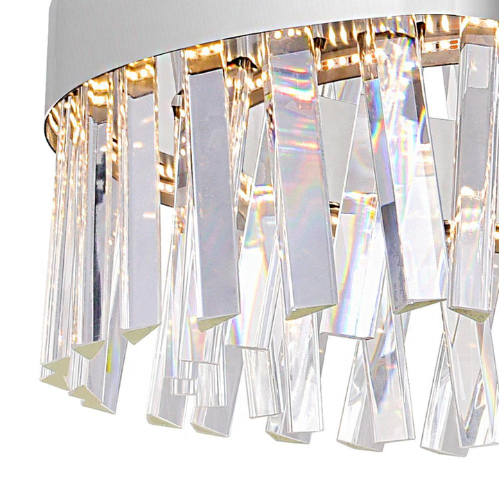 Glace LED Chandelier With Chrome Finish