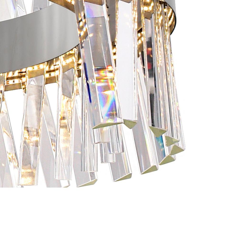 Glace LED Chandelier With Chrome Finish