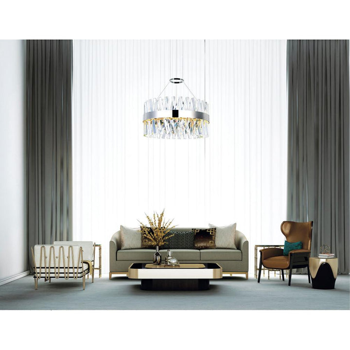 Glace LED Chandelier With Chrome Finish