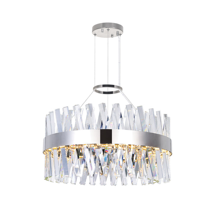 Glace LED Chandelier With Chrome Finish