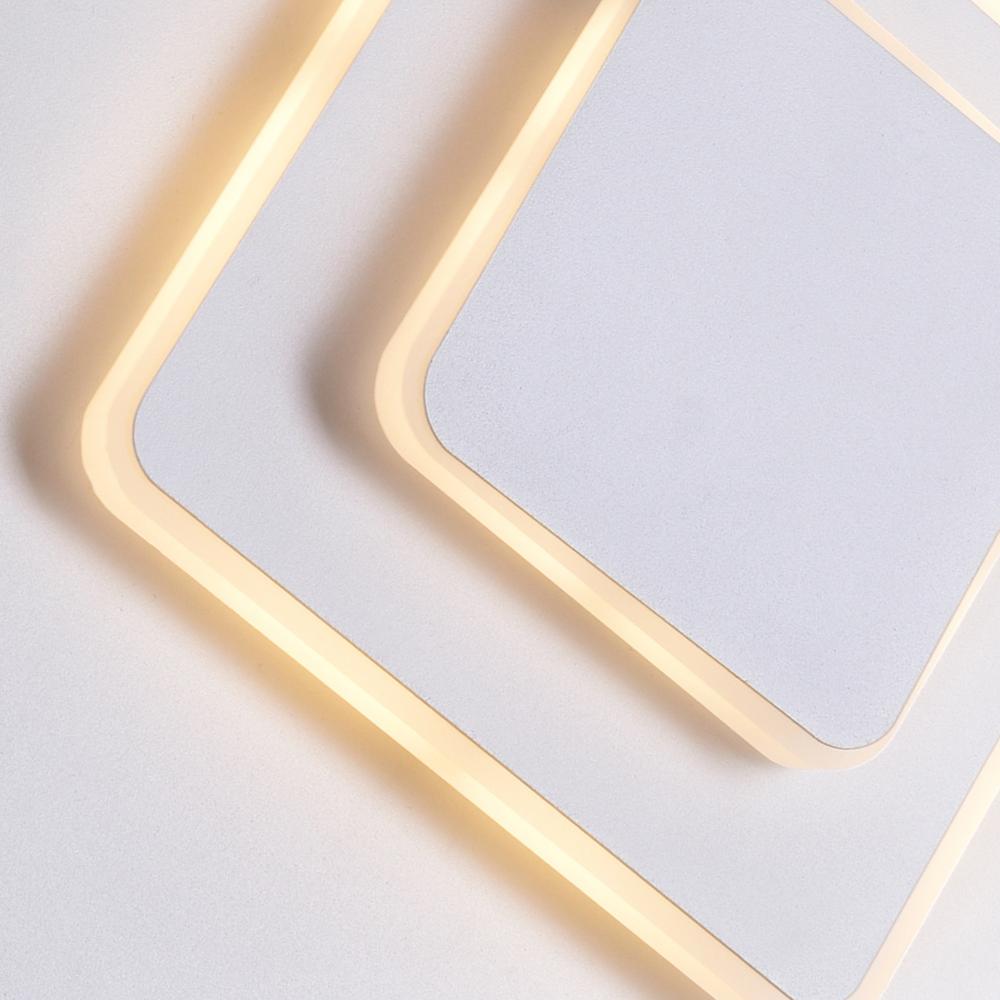 Private I LED Sconce With Matte White Finish