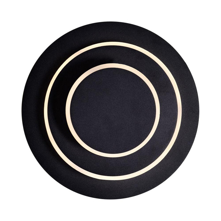 Private I LED Sconce With Matte Black Finish