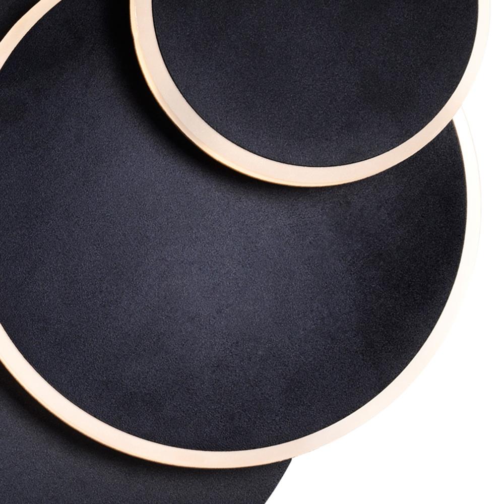 Private I LED Sconce With Matte Black Finish